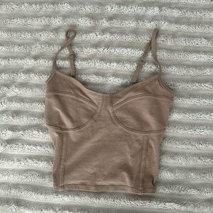 Hollister Brown Crop Top